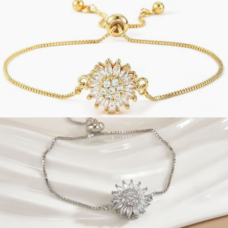 ⏳Limited-time special offer⌛Delicate, fashionable sunflower mood bracelet