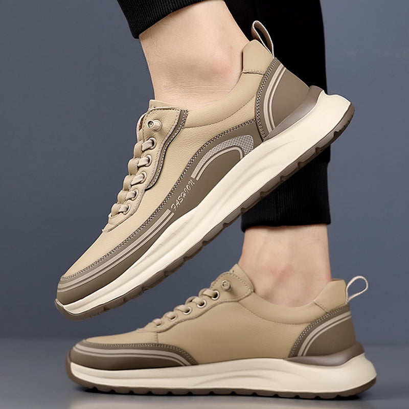 Uformelle slip-on joggesko for menn med en sklisete såle