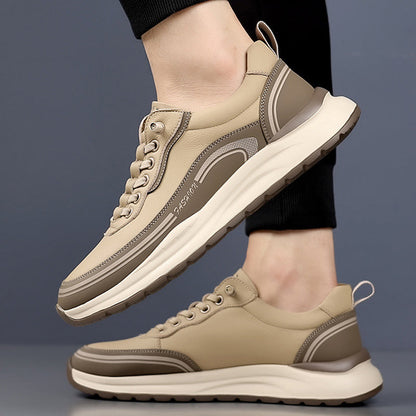 Uformelle slip-on joggesko for menn med en sklisete såle