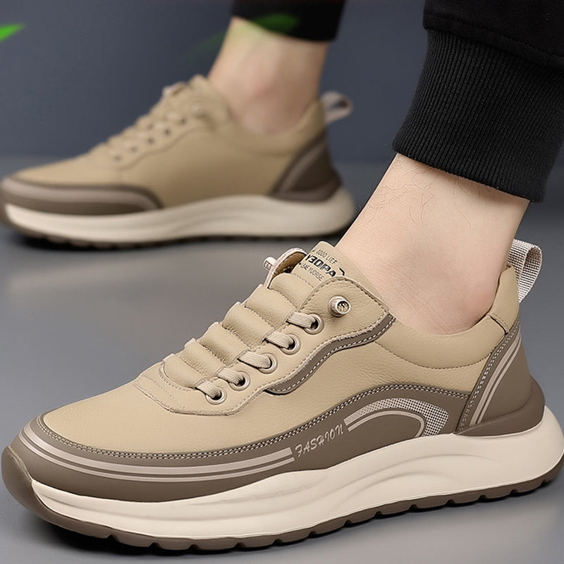 Uformelle slip-on joggesko for menn med en sklisete såle