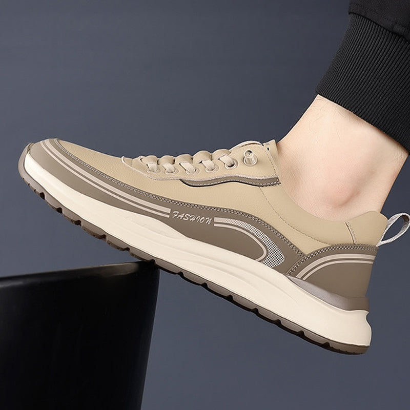 Uformelle slip-on joggesko for menn med en sklisete såle