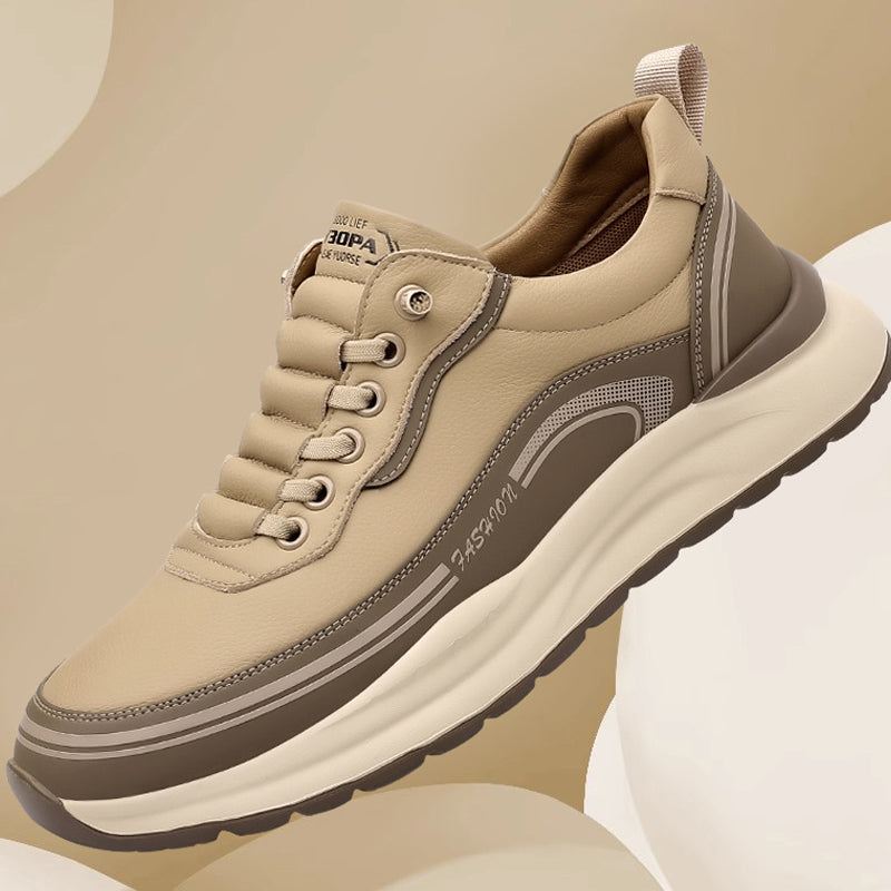 Uformelle slip-on joggesko for menn med en sklisete såle