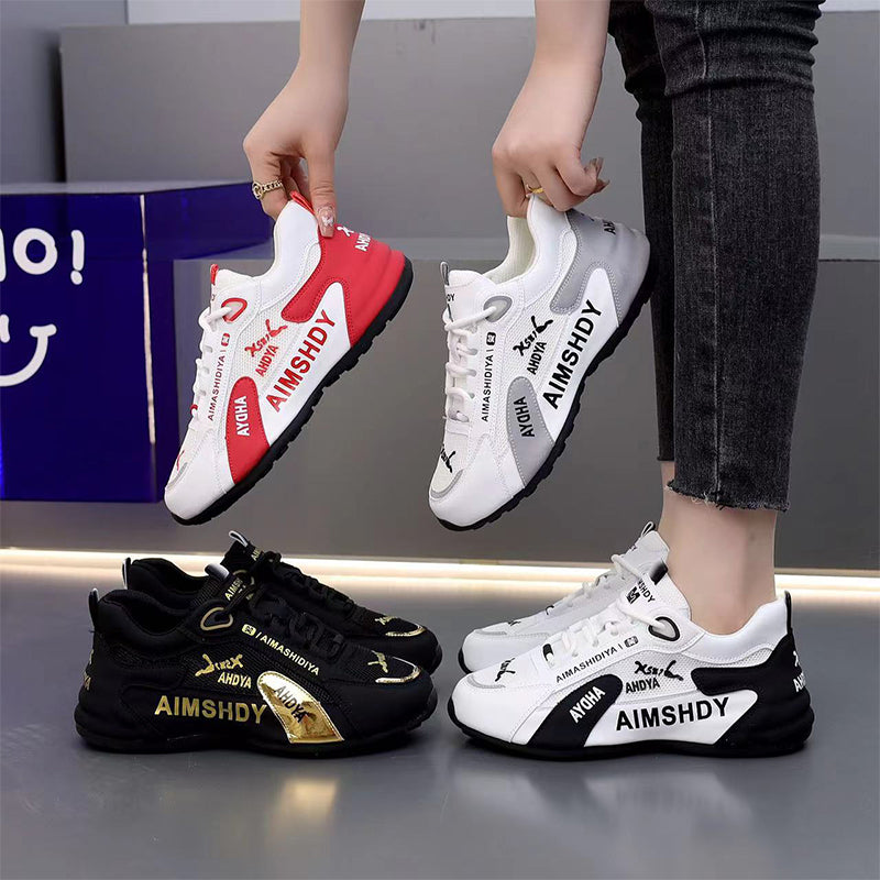 ☁️Mesh sneakers with a soft, breathable sole😍