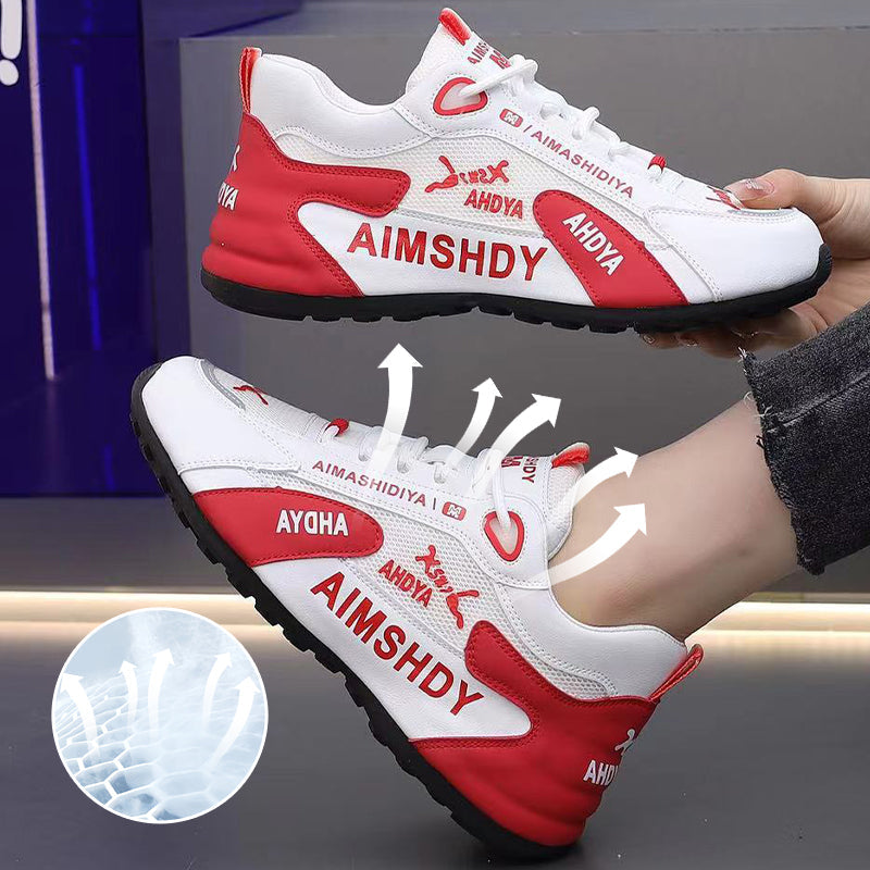 ☁️Mesh sneakers with a soft, breathable sole😍