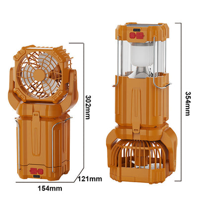 ☀️🔋Solar LED strong light outdoor fan lantern