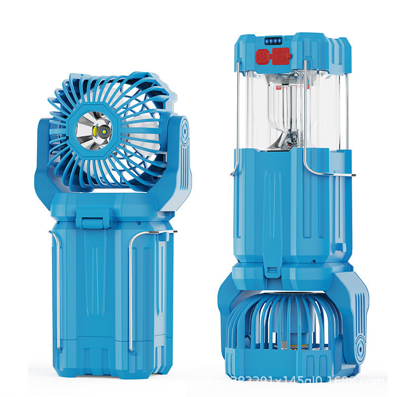 ☀️🔋Solar LED strong light outdoor fan lantern