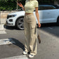 Pantaloni casual e sciolti con vita alta per le donne