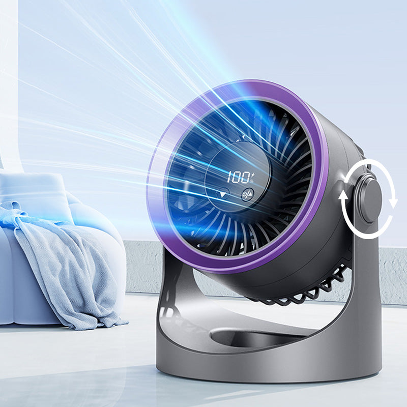 🔥Solange der Vorrat reicht 40 % Rabatt!🎉Kleiner tragbarer aufladbarer wandmontierter Ventilator mit Lampen