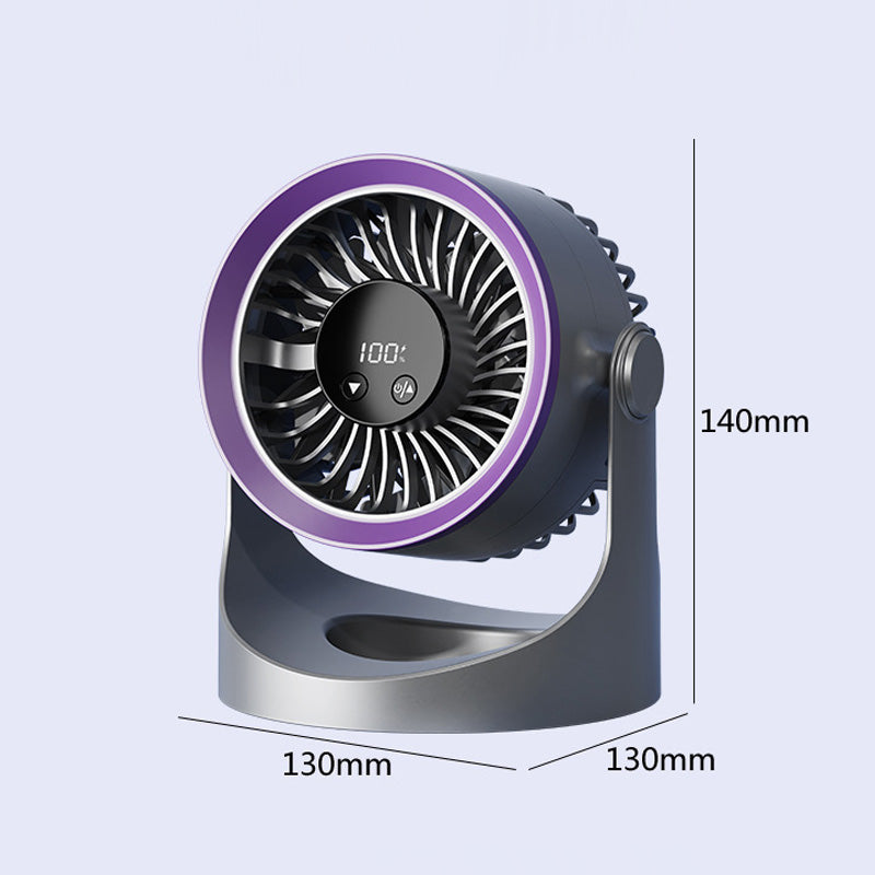 🔥Solange der Vorrat reicht 40 % Rabatt!🎉Kleiner tragbarer aufladbarer wandmontierter Ventilator mit Lampen
