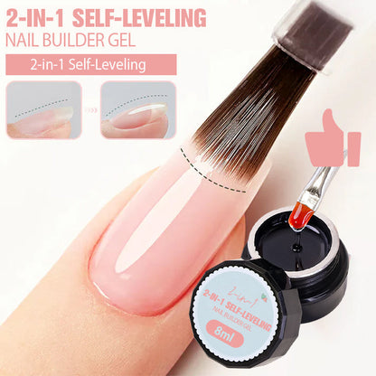 💥💥Befristetes Angebot: 50% Rabatt auf Bestellungen🌸💅 3-in-1 Selbstnivellierendes Nagelaufbaugel – Perfekte Oberfläche &amp; Professionelle Stärke! HEMA-frei &amp; Hypoallergen! ✨