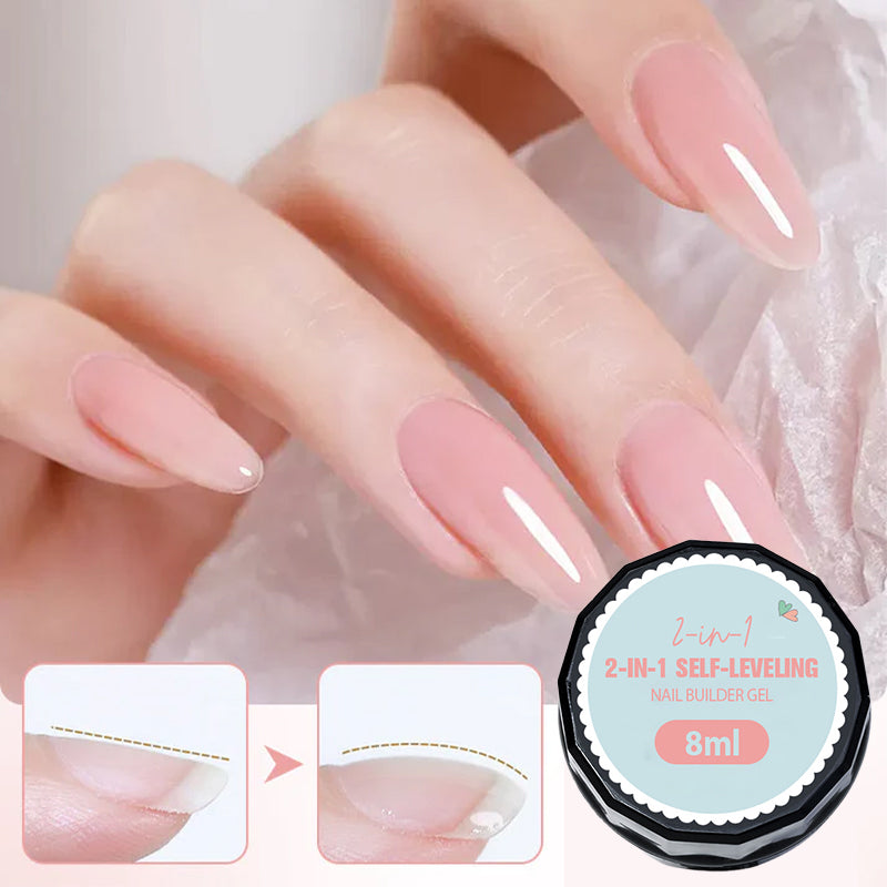 💥💥Befristetes Angebot: 50% Rabatt auf Bestellungen🌸💅 3-in-1 Selbstnivellierendes Nagelaufbaugel – Perfekte Oberfläche &amp; Professionelle Stärke! HEMA-frei &amp; Hypoallergen! ✨