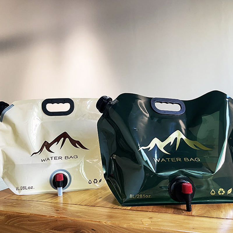 🏕️ Contenedor de agua plegable para exteriores de gran volumen (bolsa)