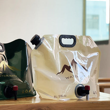 🏕️ Contenedor de agua plegable para exteriores de gran volumen (bolsa)