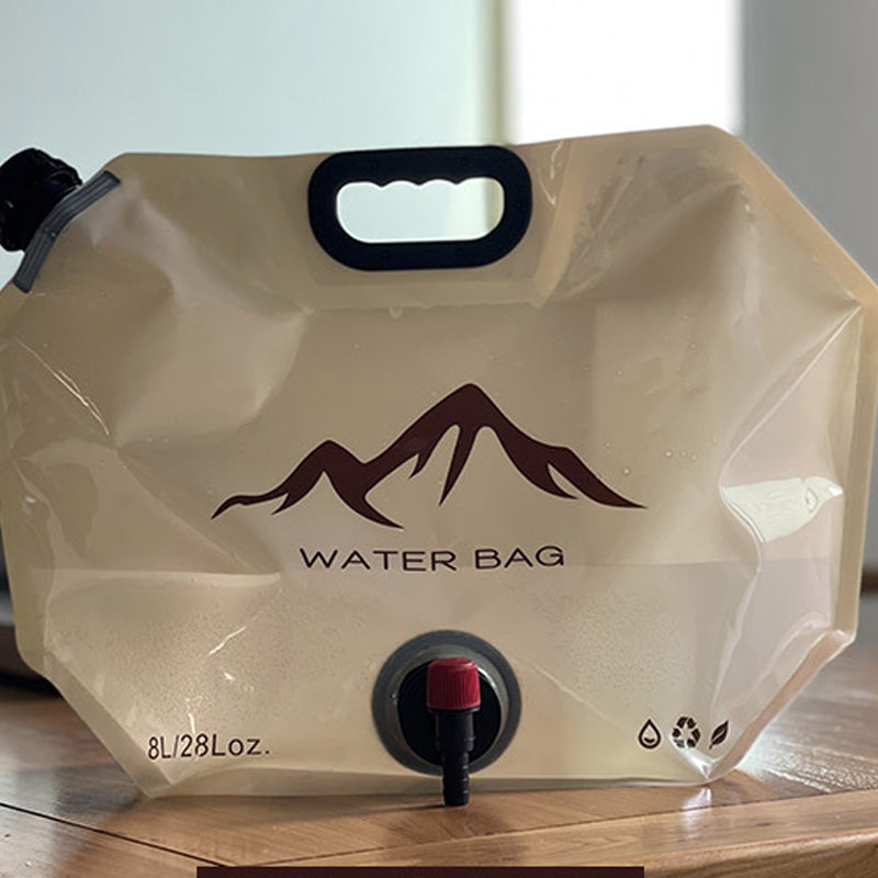 🏕️ Contenedor de agua plegable para exteriores de gran volumen (bolsa)