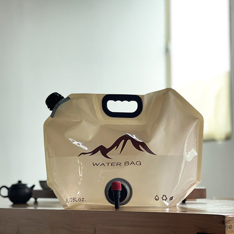 🏕️ Contenedor de agua plegable para exteriores de gran volumen (bolsa)