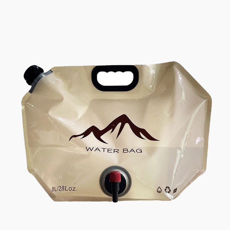 🏕️ Contenedor de agua plegable para exteriores de gran volumen (bolsa)