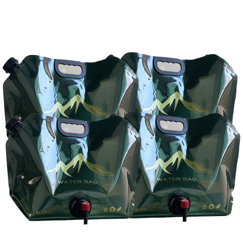 🏕️ Contenedor de agua plegable para exteriores de gran volumen (bolsa)