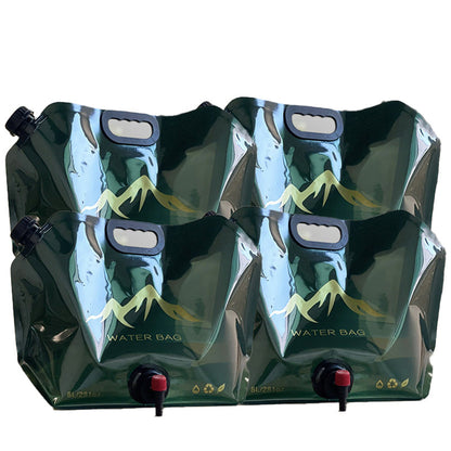 🏕️ Contenedor de agua plegable para exteriores de gran volumen (bolsa)