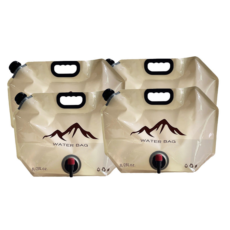 🏕️ Contenedor de agua plegable para exteriores de gran volumen (bolsa)