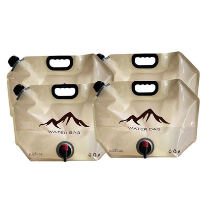 🏕️ Contenedor de agua plegable para exteriores de gran volumen (bolsa)