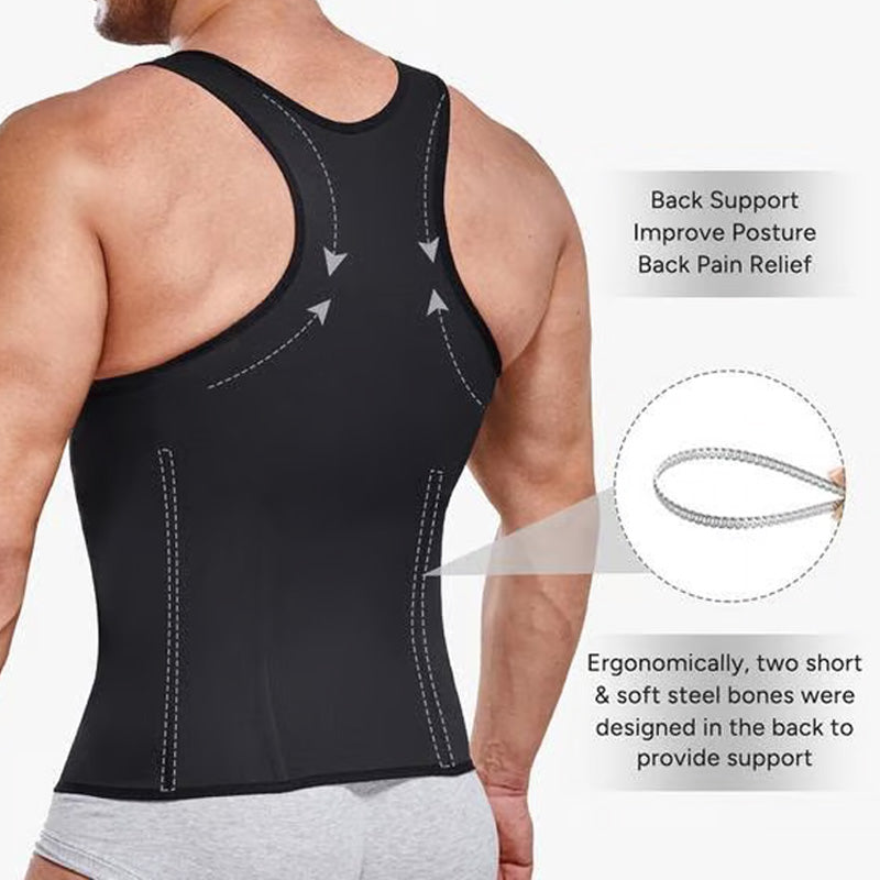 ⚡2026 Heißer Verkauf 50% OFF 🔥Herren Reißverschluss Taille Trainer Trimmer Weste