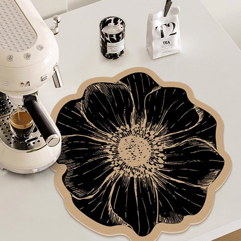 ⏳Oferta por tiempo limitado 💦 Esterilla escurridora con forma de flor para la encimera de la cocina