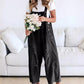 ❤️SOMMERANGEBOT - 50% RABATT❤️Süße Damen-Latzhose im Jumpsuit-Stil aus Destroyed Denim mit Knöpfen
