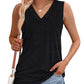 ✨Damen-Freizeit-Tanktop mit V-Ausschnitt und lockerer Passform