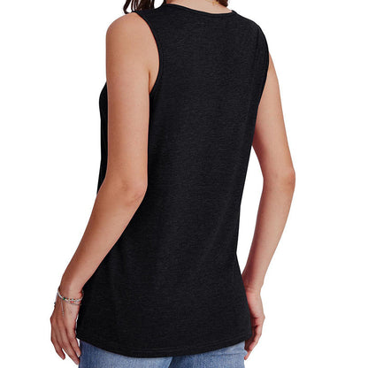 ✨Damen-Freizeit-Tanktop mit V-Ausschnitt und lockerer Passform