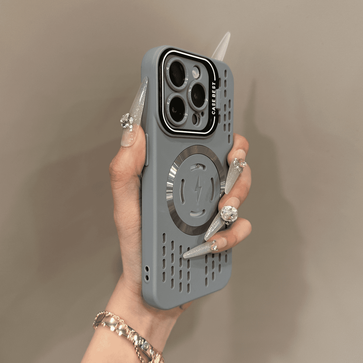 Kühl. Stabil. Modular🔥🔋Weiche Silikon-Sicherheitsschutzhülle mit blitzschneller magnetischer Ladehülle für das iPhone 📱💎