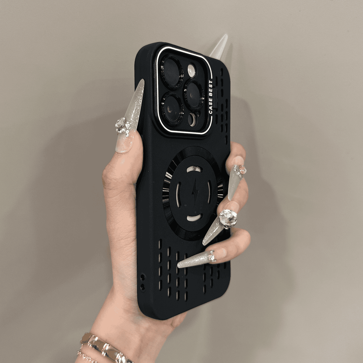 Kühl. Stabil. Modular🔥🔋Weiche Silikon-Sicherheitsschutzhülle mit blitzschneller magnetischer Ladehülle für das iPhone 📱💎