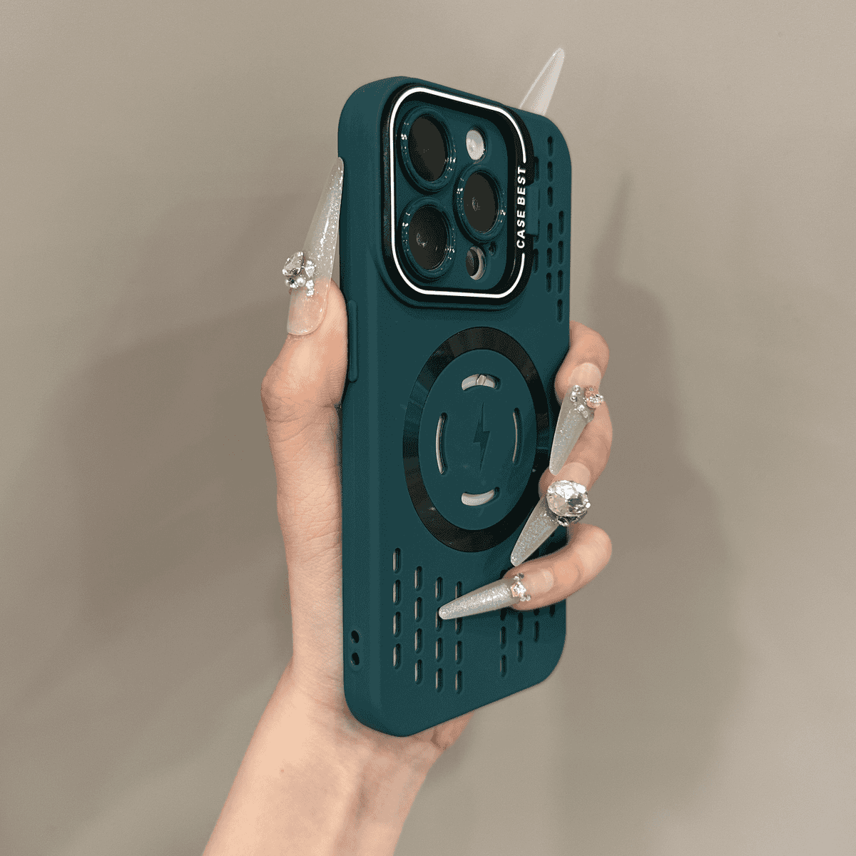 Kühl. Stabil. Modular🔥🔋Weiche Silikon-Sicherheitsschutzhülle mit blitzschneller magnetischer Ladehülle für das iPhone 📱💎