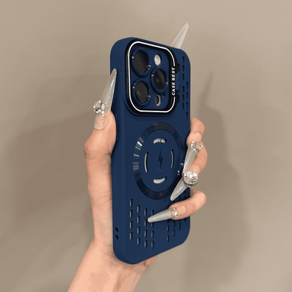 Kühl. Stabil. Modular🔥🔋Weiche Silikon-Sicherheitsschutzhülle mit blitzschneller magnetischer Ladehülle für das iPhone 📱💎