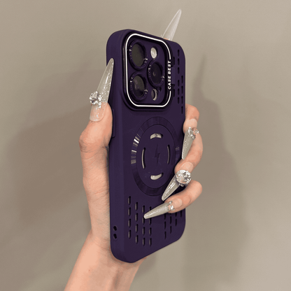 Kühl. Stabil. Modular🔥🔋Weiche Silikon-Sicherheitsschutzhülle mit blitzschneller magnetischer Ladehülle für das iPhone 📱💎