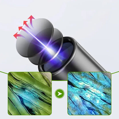 UV-Schwarzlicht-Taschenlampe 365nm ✨ Pestizid-Detektor für Gemüse & Bargeld | Kompakt & 30m Reichweite 🔍