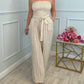 Damenmode Off-Shoulder Spitze-Up Jumpsuit