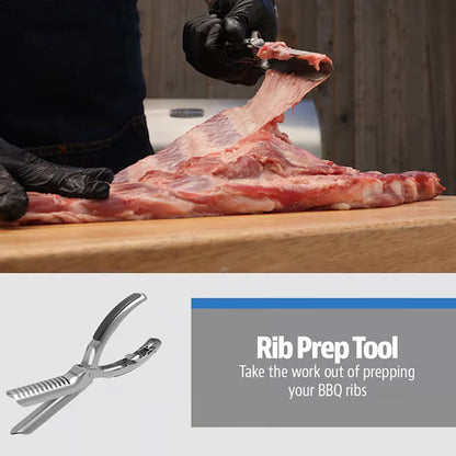 BBQ-Rippenabisolierer aus Edelstahl