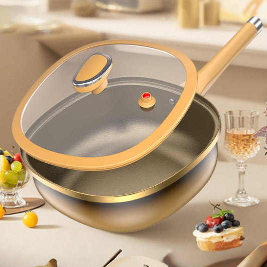 ⏳Zeitlich begrenztes Angebot⏰ 12 Zoll (30 cm) Titanium Anti-Haft-Topf mit Deckel