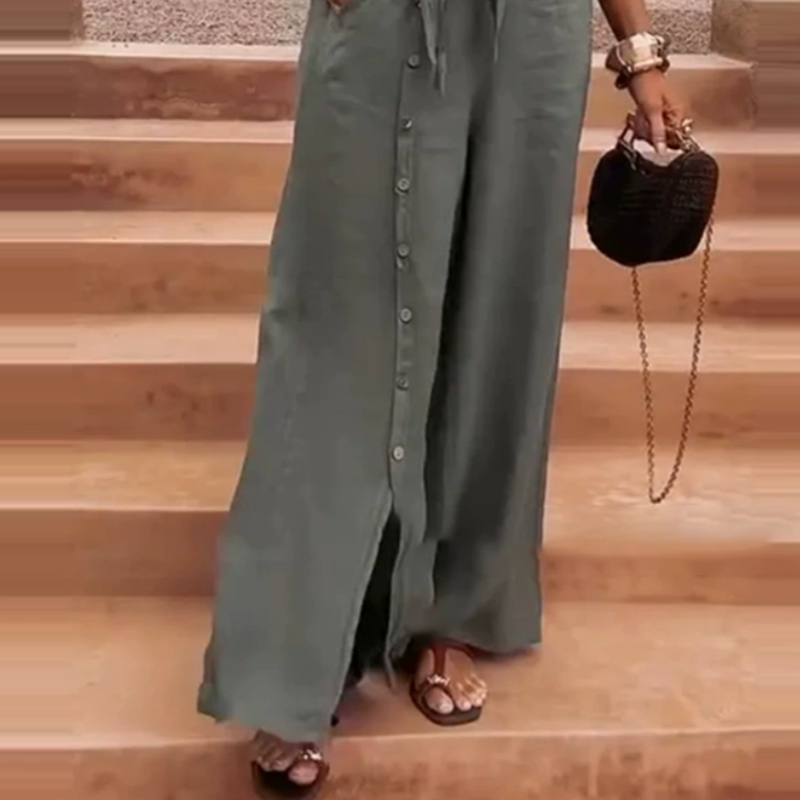 🔥Solange der Vorrat reicht 40 % Rabatt!🎉Elegantes, einfarbiges 2-teiliges Set für Damen
