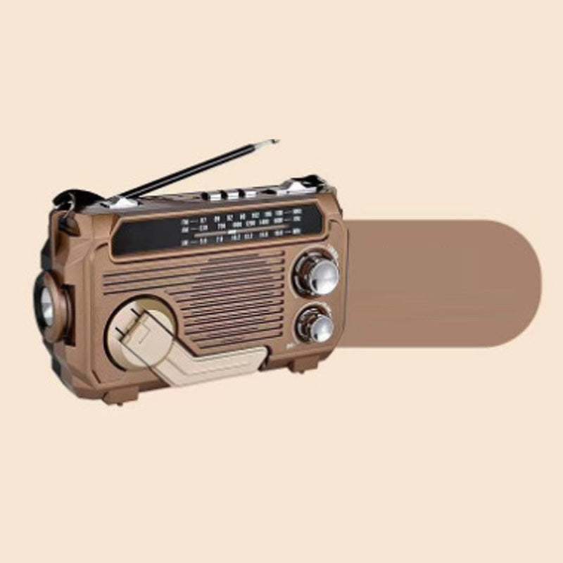🔥Tragbares Multifunktionsradio mit Handkurbel und Taschenlampe