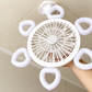 Leiser Deckenventilator mit starkem Luftstrom und Licht