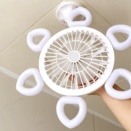 Leiser Deckenventilator mit starkem Luftstrom und Licht