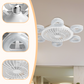 Leiser Deckenventilator mit starkem Luftstrom und Licht