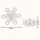 Leiser Deckenventilator mit starkem Luftstrom und Licht