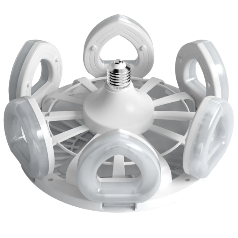 Leiser Deckenventilator mit starkem Luftstrom und Licht