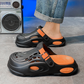 Atmungsaktive Clogs mit geschlossener Zehenpartie, weicher Sohle und zwei Tragevarianten