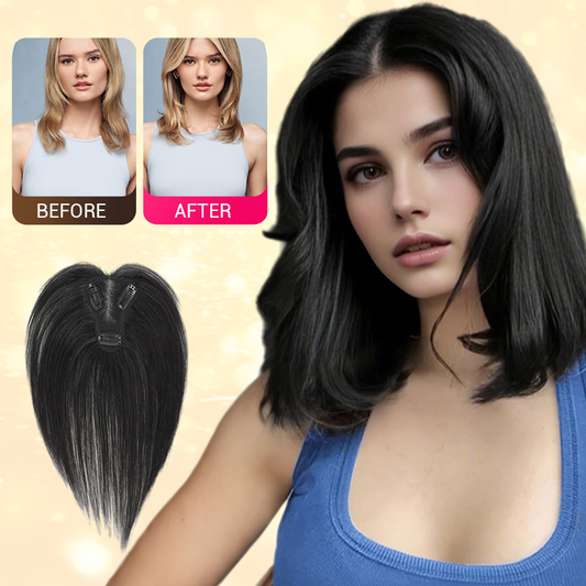 Damen-Haartopper mit Curtain Bangs – Natürlicher Look