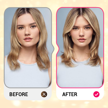 Damen-Haartopper mit Curtain Bangs – Natürlicher Look