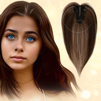 Damen-Haartopper mit Curtain Bangs – Natürlicher Look