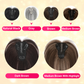 Damen-Haartopper mit Curtain Bangs – Natürlicher Look